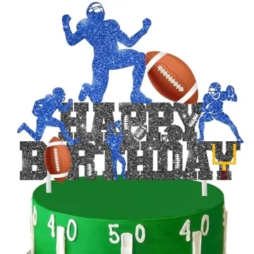 Football Birthday Cake Topper for Sport Themed Events
