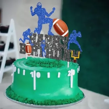 Football Birthday Cake Topper for Sport Themed Events