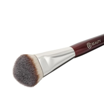BK Beauty 109 Mini Contoured Foundation Brush for Flawless Skin