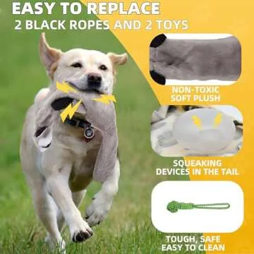 KOXXUD Flirt Pole Dogs for Energetic Play and Exercise