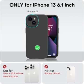 Vooii iPhone 13 Case, Liquid Silicone Upgrade for Ultimate Protection
