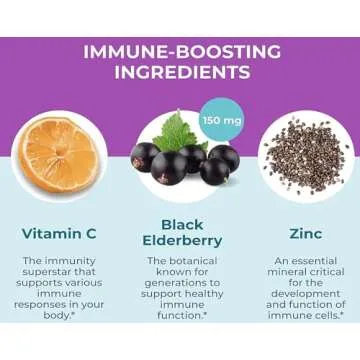 Hyland's Organic Elderberry Plus Gummies for Immune Support