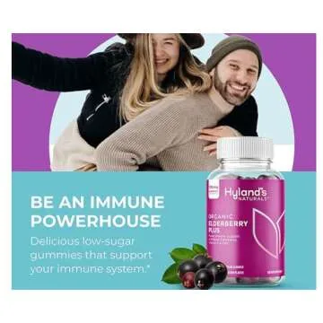 Hyland's Organic Elderberry Plus Gummies for Immune Support