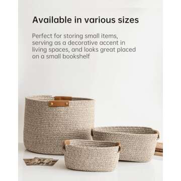 Stylish Cotton Woven Basket for Baby & Pets Storage