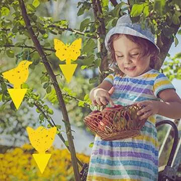 Yellow Sticky Traps for Pest Control | 40 Pcs 5 Shapes
