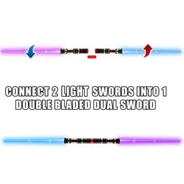 2-in-1 Light Up Sword Sabers - Perfect for Kids Fun