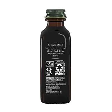 Simply Organic Pure Madagascar Vanilla Extract, 2-Ounce Glass Jar, Certified Organic, Sugar-Free Flavor For Smoothies