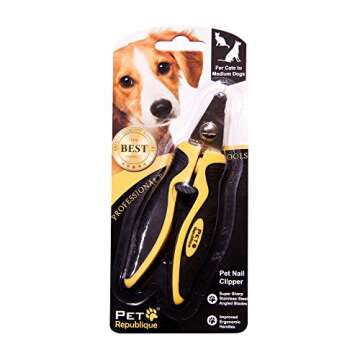 Pet Republique Dog Nail Grinder and Nail Clippers Series Size Option Dogs: Small, Medium, Large Dogs – Dog Claw Trimmer Kit (Clippers Only, Small)