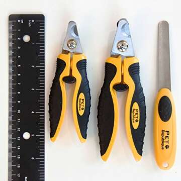 Pet Republique Dog Nail Grinder and Nail Clippers Series Size Option Dogs: Small, Medium, Large Dogs – Dog Claw Trimmer Kit (Clippers Only, Small)
