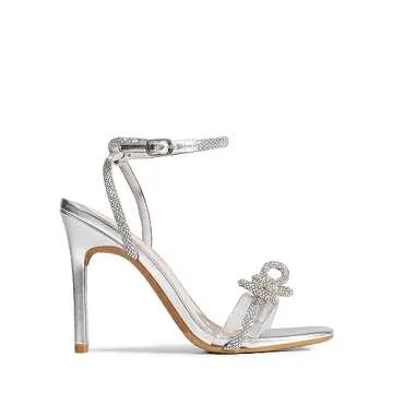 Stylish DREAM PAIRS Crystal Slingback Heels for Women