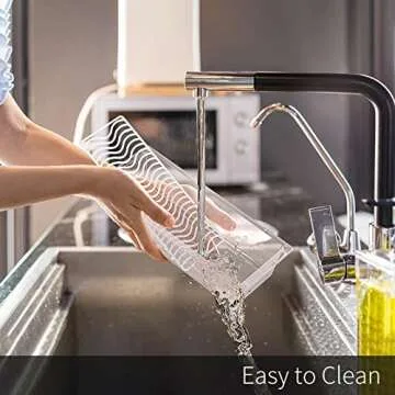 SILIVO Produce Saver Containers for Refrigerator (6 Pack) - 1.5L Fruit Storage Containers for Fridge, Vegetable Storage Containers with Drain Tray Keep Fresh for Veggie, Fruit, Lettuce and Salad