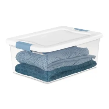 Sterilite Stackable Storage Bins 15 Quart for Organizing