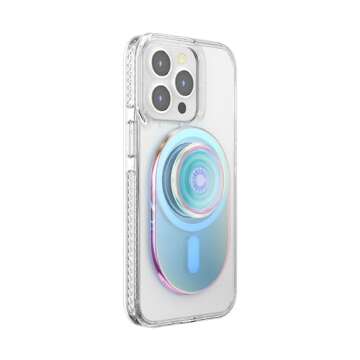 PopSockets Phone Grip Compatible with MagSafe®, Phone Holder, Wireless Charging Compatible, Pill-Sh...