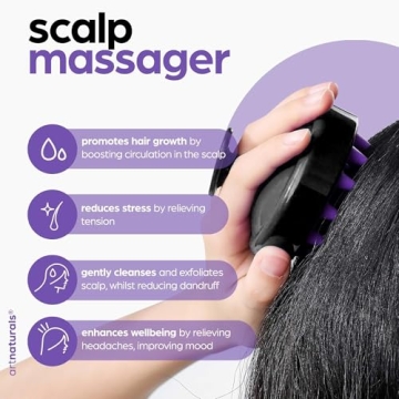 ArtNaturals Rosemary Castor Hair Oil + Massager Set 4 oz