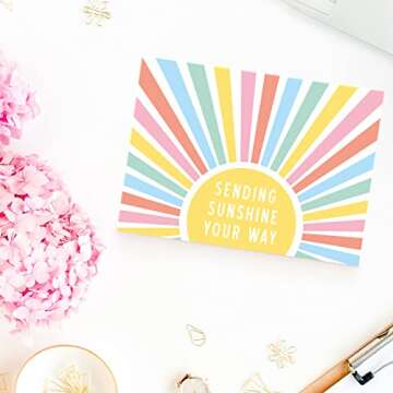 Sweetzer & Orange Thinking of You Cards Set of 24 Boxed