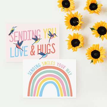Sweetzer & Orange Thinking of You Cards Set of 24 Boxed