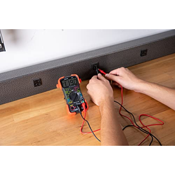 INNOVA 3320 Auto-Ranging Digital Multimeter, Red & Black