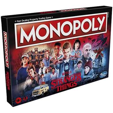 MONOPOLY Stranger Things Edition Board Game for Teens and Adults