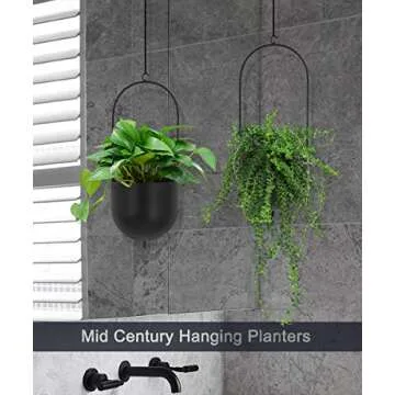 Big Size Ibigbean Metal Hanging Planters Set of 2