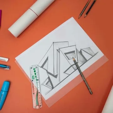 LOUPELLER 9” X 12” TRACING Paper PAD – 75 Sheets of 32LB / 50G – Wrinkle Free Highly Transparent TRACING Paper for Drawing – Works with Pen, Pencil & Marker – for Artists, Architects & Kids