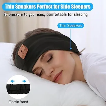 Bluetooth Headband Headphones for Sleep & Travel