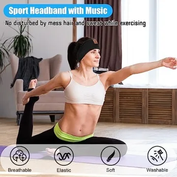 Bluetooth Headband Headphones for Sleep & Travel