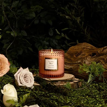 LA JOLIE MUSE Rose Noir & Oud Candle - Luxury Home Scent