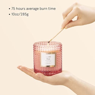 LA JOLIE MUSE Rose Noir & Oud Candle - Luxury Home Scent