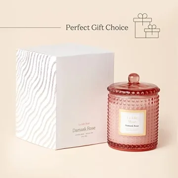 LA JOLIE MUSE Rose Noir & Oud Candle - Luxury Home Scent