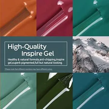 Modelones Gel Nail Polish Set - 6 Stylish Seasonal Colors for Home Manicures