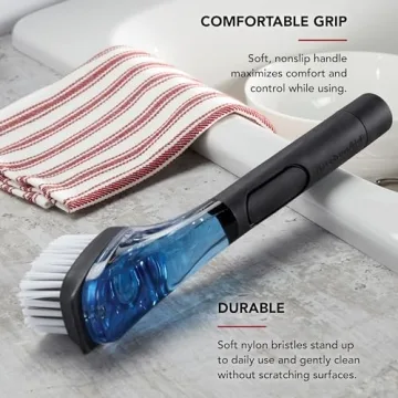 KitchenAid Soap Dispensing Brush for Easy Cleaning