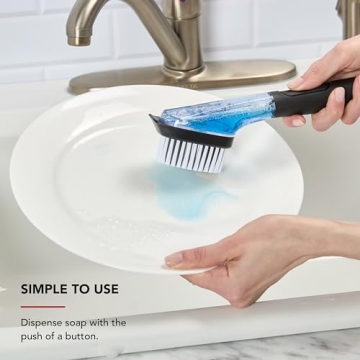 KitchenAid Soap Dispensing Brush for Easy Cleaning