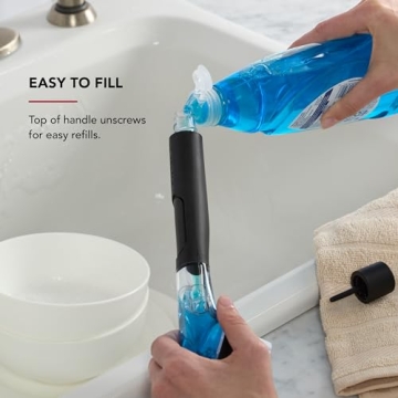 KitchenAid Soap Dispensing Brush for Easy Cleaning