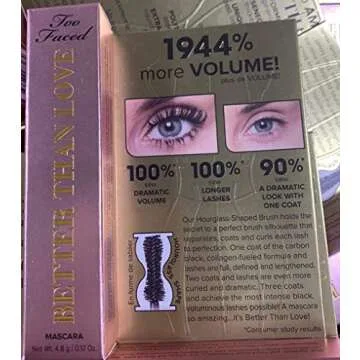 Too Faced Better Than Love Mascara Travel Size for Bold Lashes