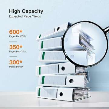 E-Z Ink Compatible Ink Cartridges Replacement for Canon 250 251 XL PGI-250XL CLI-251XL to use with PIXMA MX922 MX920 IX6820 MG5520 MG7520 IP8720 MG6620 MG6320 MG7120 (15 Pack)