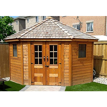 Luxury 9x9 Penthouse Garden Shed Stylish Outdoor Storage