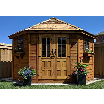 Luxury 9x9 Penthouse Garden Shed Stylish Outdoor Storage