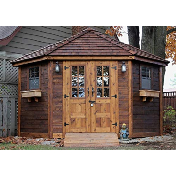 Luxury 9x9 Penthouse Garden Shed Stylish Outdoor Storage