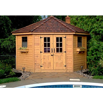Luxury 9x9 Penthouse Garden Shed Stylish Outdoor Storage