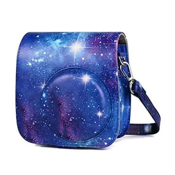 Fujifilm Instax Mini 11 Camera + Fuji Instant Instax Film (40 Sheets) & Includes Case + Assorted Frames + Photo Album + 4 Color Filters and More Bundle (Sky Blue)