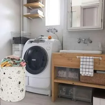 ACMUUNI Astronaut Baby Laundry Hamper with Handles