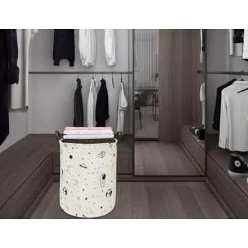 ACMUUNI Astronaut Baby Laundry Hamper with Handles