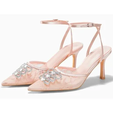 Coutgo Rhinestone High Heels for Women - Stylish Comfort