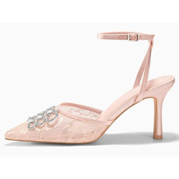 Coutgo Rhinestone High Heels for Women - Stylish Comfort