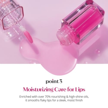 ETUDE Dear Darling Oil Tint Real Cherry | Hydrating Lip Gloss