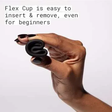Flex Cup Starter Kit (Full Fit - Size 02) | Reusable Menstrual Cup + 2 Free Menstrual Discs | Pull-Tab for Easy Removal | Tampon + Pad Alternative | Lasts up to 10 Years | Capacity of 3 Super Tampons