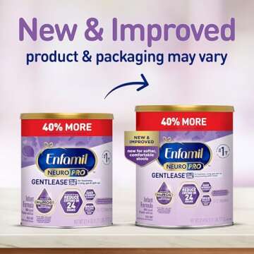 Enfamil NeuroPro Gentlease Baby Formula, Infant Formula Nutrition, Brain Support that has DHA, HuMO6...