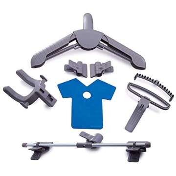 PurSteam Standing Garment Steamer for Clothes with Wheels, Fabric Brush, Ironing Board