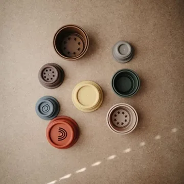 Mushie Stacking Cups | Educational & Fun Toy for Toddlers