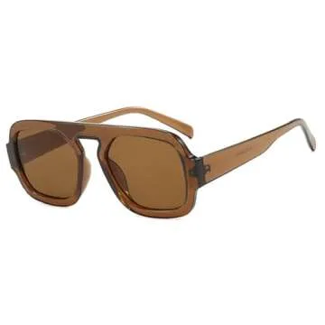 Melrose Square Sunglasses with UV400 Gradient Lenses